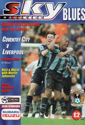 Match programme